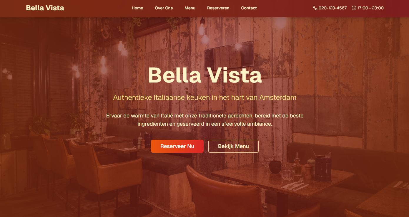 Lokaal Restaurant Website 1