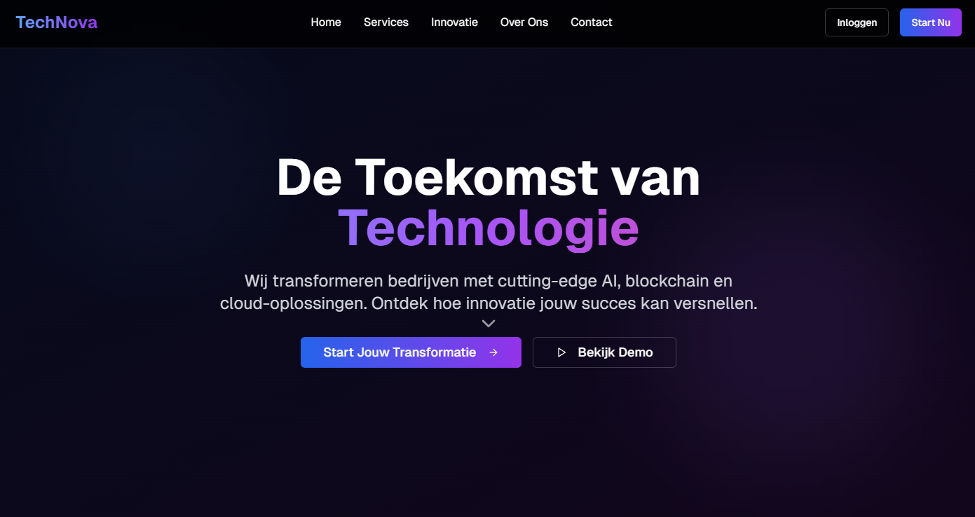 Moderne Startup Website 1